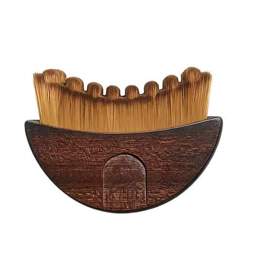 Solid Wood Lymphatic Massage Brush, Natural Bristle Body Brush