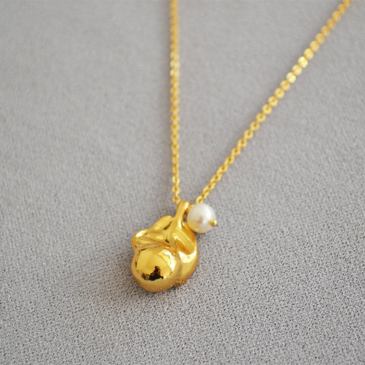 Gold-Plated Pendant Necklace