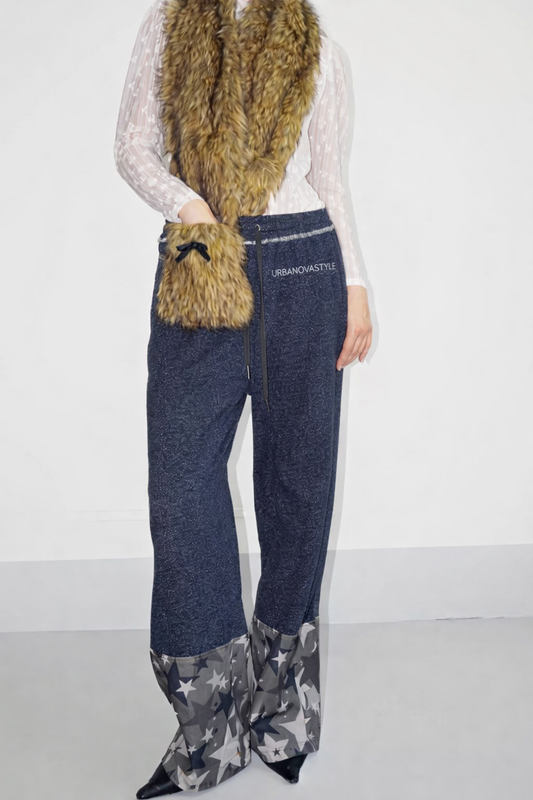 Midnight Motion – Sport Panel Straight-Leg Pants