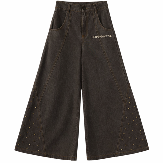 Forest Cargo – Washed Utility Wide-Leg Pants